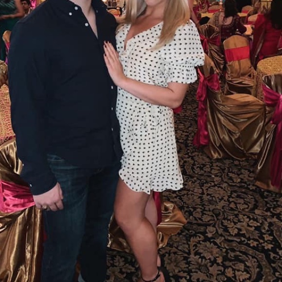 love heart wrap dress